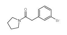 2-(3-Bromophenyl)-1-(pyrrolidin-1-yl)ethanone - Chemical structure and product image
