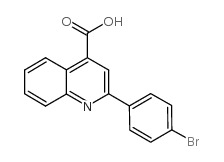 2-(4-Bromo-phenyl)-quinoline-4-carboxylic acid - Chemical structure and product image