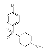 1-(4-Bromophenylsulfonyl)-4-methylpiperazine - Chemical structure and product image