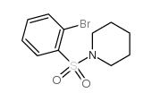 1-(2-Bromophenylsulfonyl)piperidine - Chemical structure and product image