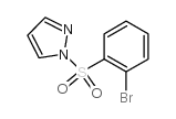 1-(2-Bromophenylsulfonyl)-1H-pyrazole - Chemical structure and product image