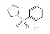 1-(2-Bromophenylsulfonyl)pyrrolidine - Chemical structure and product image