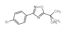 3-(4-Bromophenyl)-5-tert-butyl-1,2,4-oxadiazole - Chemical structure and product image
