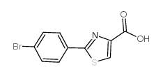 2-(4-Bromophenyl)thiazole-4-carboxylic acid - Chemical structure and product image