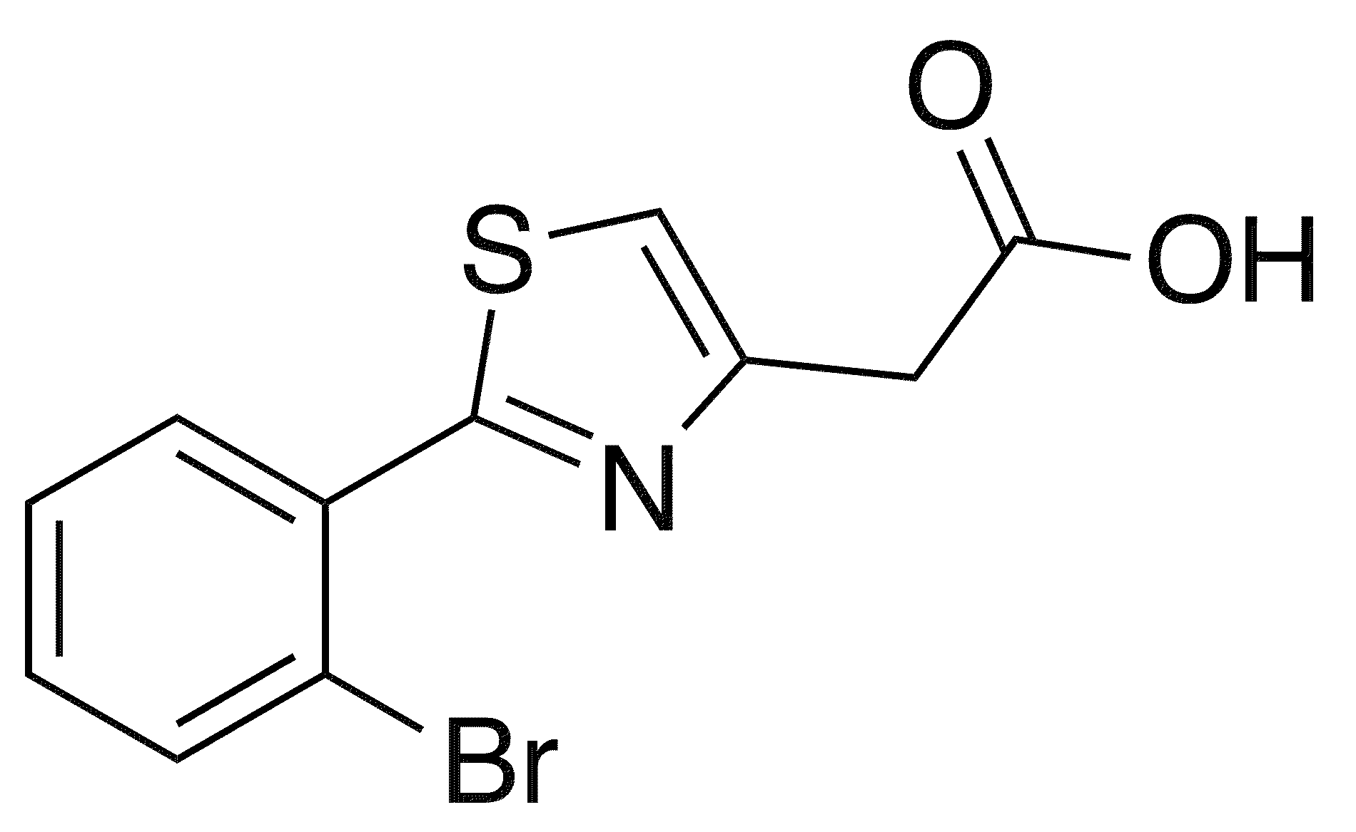 [2-(2-Bromophenyl)-1,3-thiazol-4-yl]acetic acid - Chemical structure and product image