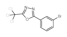 2-(3-Bromophenyl)-5-trichloromethyl-1,3,4-oxadiazole - Chemical structure and product image