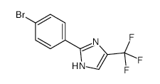 2-(4-Bromophenyl)-4(5)-(trifluoromethyl)imidazole - Chemical structure and product image