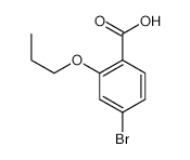 4-Bromo-2-propoxybenzoic acid - Chemical structure and product image
