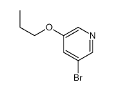 3-Bromo-5-propoxypyridine - Chemical structure and product image