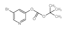 5-Bromopyridin-3-yl tert-butyl carbonate - Chemical structure and product image