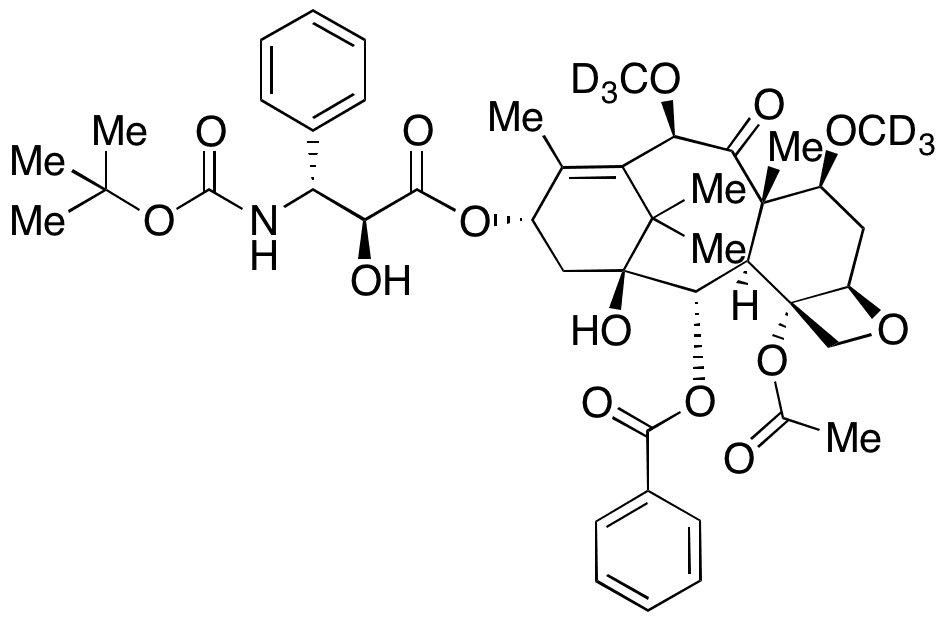 (2S, 3R)-Cabazitaxel-D6 - Chemical structure and product image