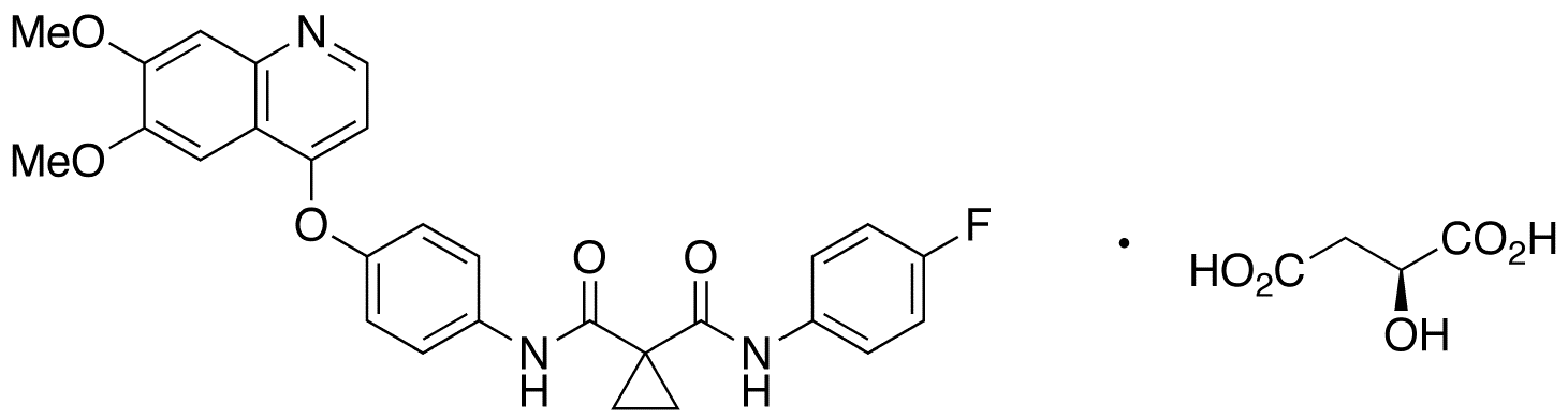 Cabozantinib L-Malate Salt - Chemical structure and product image