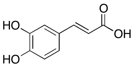 trans-Caffeic Acid - Chemical structure and product image