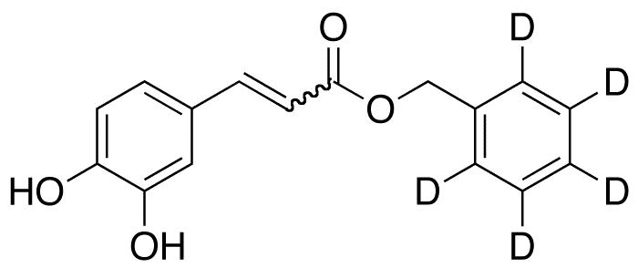 Caffeic Acid Benzyl Ester-d5 - Chemical structure and product image