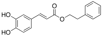 Caffeic Acid Phenethyl Ester - Chemical structure and product image