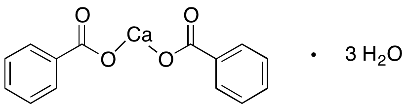 Calcium Benzoate Trihydrate - Chemical structure and product image