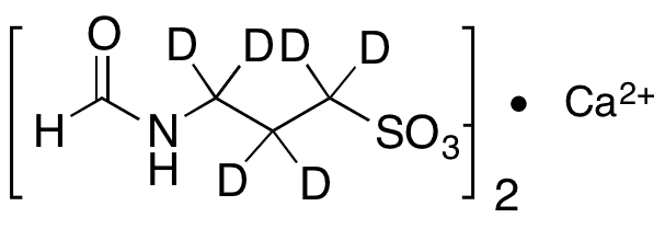 Calcium Bis(formyl Homotaurine)-d12 - Chemical structure and product image