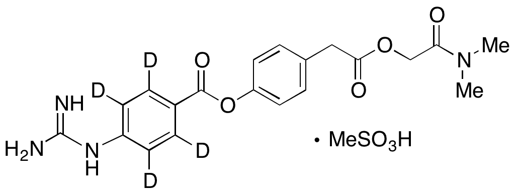 Camostat Mesylate-D4 - Chemical structure and product image