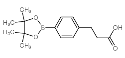 4-(2-Carboxyethyl)phenylboronic acid, pinacol ester - Chemical structure and product image