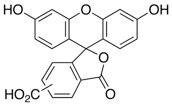 5(6)-Carboxyfluorescein - Chemical structure and product image