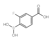 4-Carboxy-2-fluorophenylboronic acid - Chemical structure and product image
