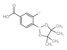 4-Carboxy-2-fluorophenylboronic Acid Pinacol Ester - Chemical structure and product image