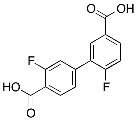 3-(4-Carboxy-3-fluorophenyl)-4-fluorobenzoic Acid - Chemical structure and product image