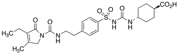 trans-Carboxy Glimepiride - Chemical structure and product image