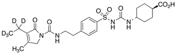 trans-Carboxy Glimepiride-d5 - Chemical structure and product image