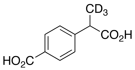 4-Carboxy-α-methylbenzeneacetic Acid-d3 - Chemical structure and product image