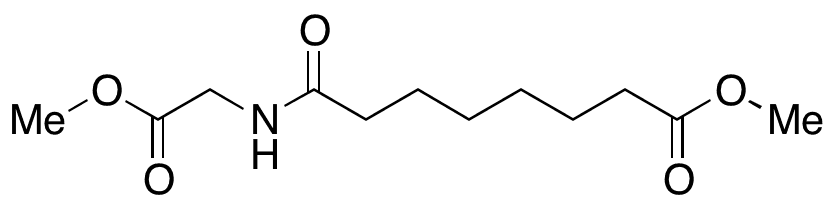 8-((Carboxymethyl)amino)-8-oxooctanoic Acid 2,8-Dimethyl Ester - Chemical structure and product image