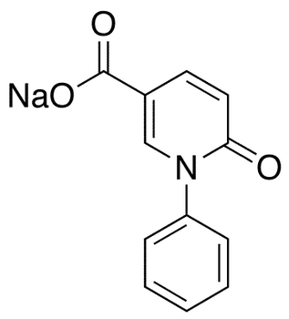 5-Carboxy-N-phenyl-2-1H-pyridone, Sodium Salt - Chemical structure and product image