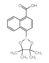 4-Carboxynaphthalene-1-boronic Acid Pinacol Ester - Chemical structure and product image