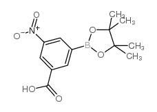 3-Carboxy-5-nitrophenylboronic acid, pinacol ester - Chemical structure and product image