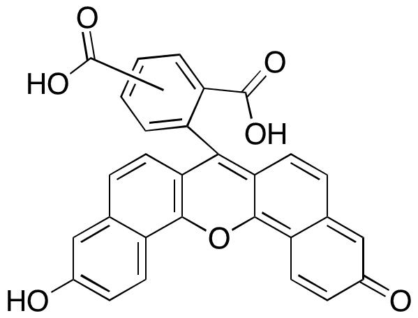 5(6)-Carboxynaphthofluorescein - Chemical structure and product image