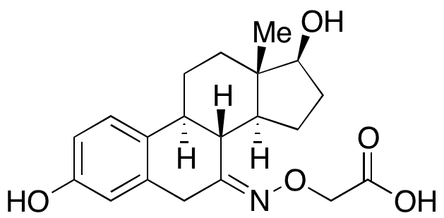 6-(O-Carboxymethyl)oximinoestradiol - Chemical structure and product image