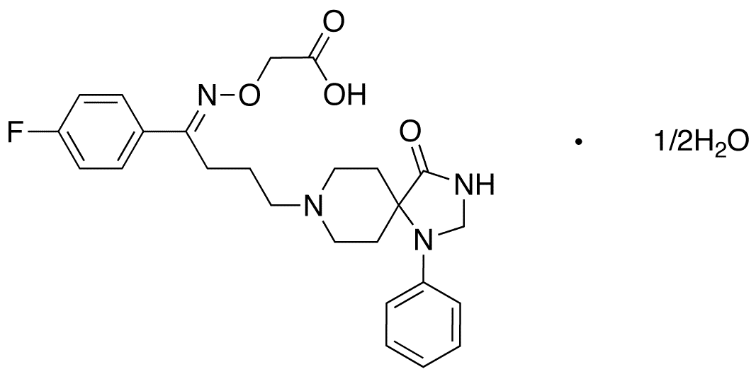 (Carboxymethyloximino)spiperone Hemihydrate - Chemical structure and product image
