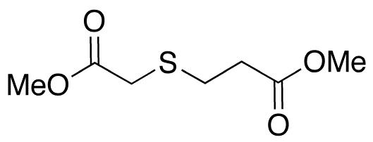 3-[(Carboxymethyl)thio]propionic Acid Dimethyl Ester - Chemical structure and product image