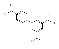 3-(4-Carboxyphenyl)-5-trifluoromethylbenzoic acid - Chemical structure and product image