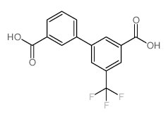 3-(3-Carboxyphenyl)-5-(trifluoromethyl)benzoic acid - Chemical structure and product image