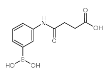 3-(3-Carboxypropionylamino)phenylboronic acid - Chemical structure and product image