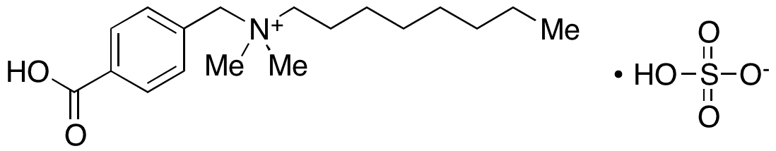 N-(4-Carboxybenzyl)-N,N-dimethyloctan-1-aminium Sulfate - Chemical structure and product image