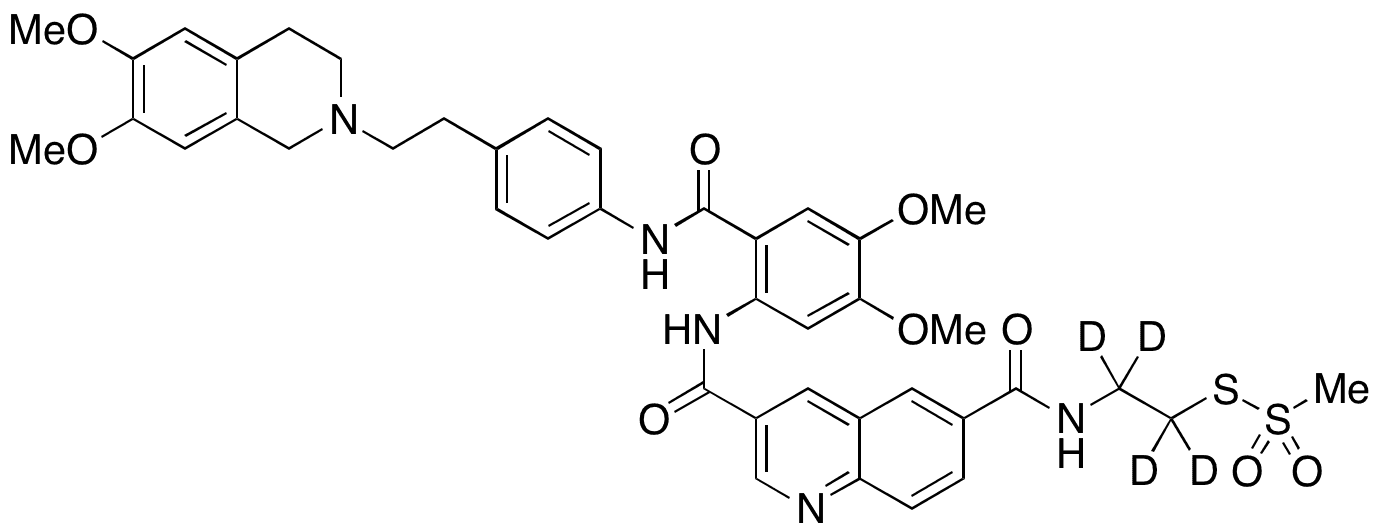 6-Carboxy Tariquidar MTSEA Amide-d4 - Chemical structure and product image