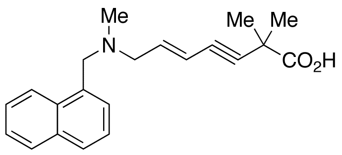 Carboxy Terbinafine - Chemical structure and product image