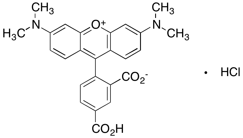 5-Carboxytetramethyl Rhodamine Hydrochloride - Chemical structure and product image