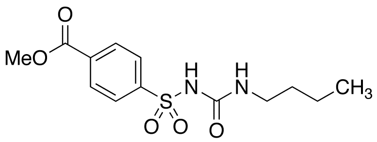 4-Carboxy Tolbutamide Methyl Ester - Chemical structure and product image