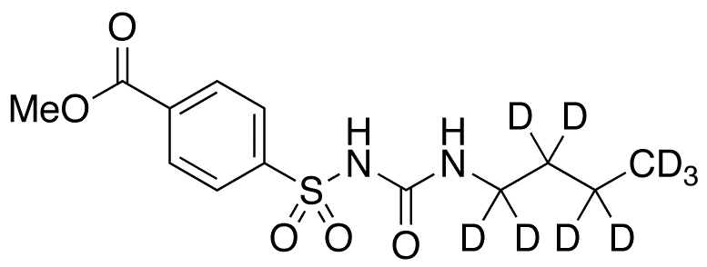 4-Carboxy Tolbutamide-d9 Ethyl Ester - Chemical structure and product image
