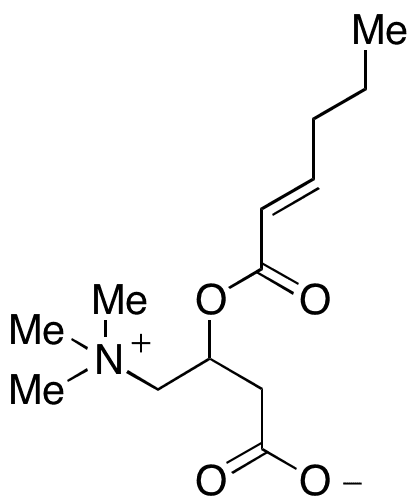 3-Carboxy-N,N,N-trimethyl-2-[(1-oxo-2-hexen-1-yl)oxy]-1-propanaminium Inner Salt - Chemical structure and product image