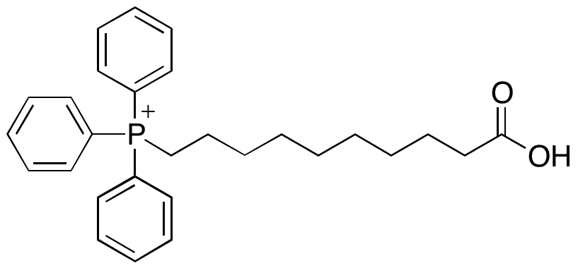 (9-Carboxynonyl)triphenyl-phosphonium - Chemical structure and product image