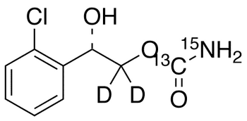 (S)-Carisbamate-13C,15N,d2 - Chemical structure and product image